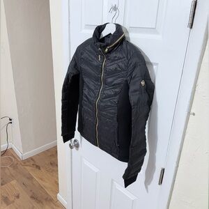Michael Kors Quilted Puffer Women Jacket with hoodie Size S